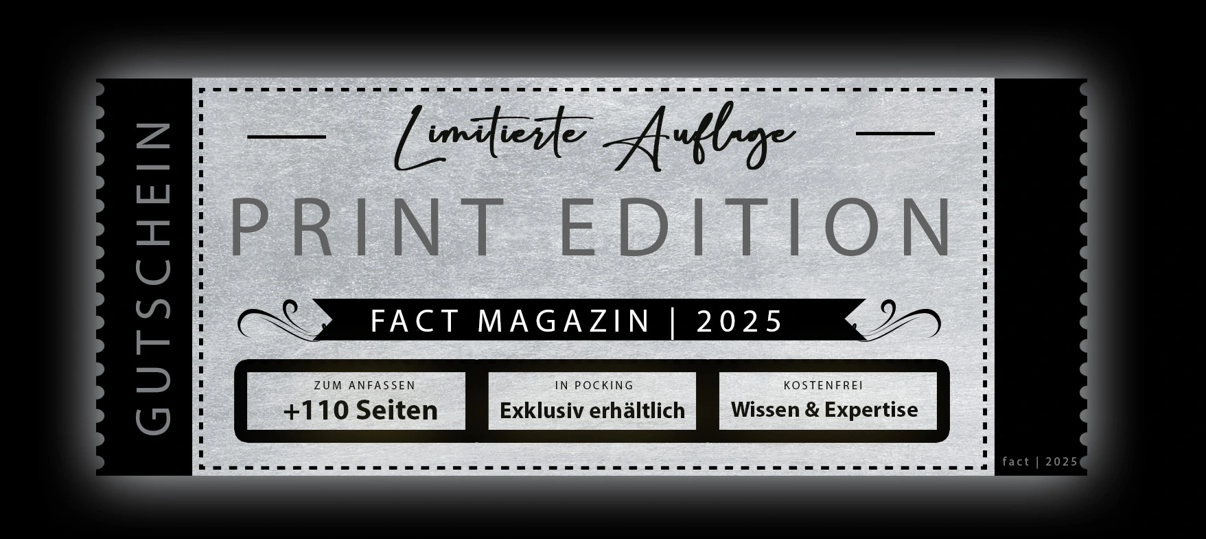 Ticket_Gutschein Print Magazin fact 2025